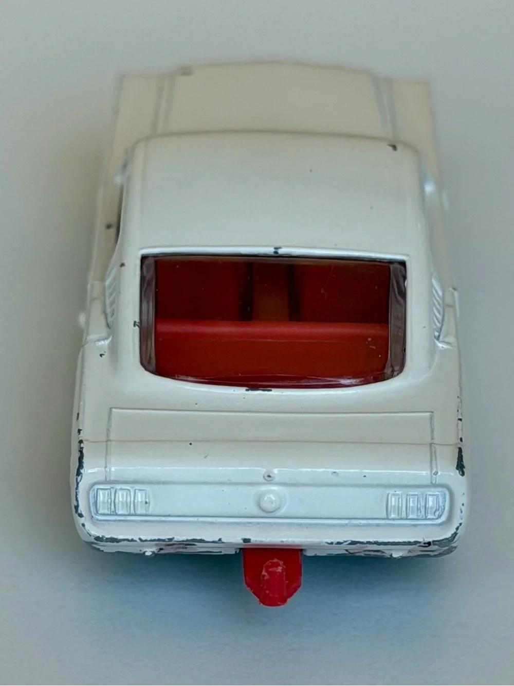 Vintage Matchbox No. 8 Ford Mustang Fastback White Lesney Made in England